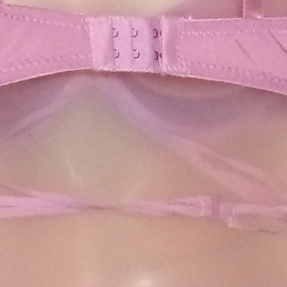 Youmita 32B Lavender Mist Metallic Lace Bra & Small Coordinating Boyshort NWT - Picture 13 of 13